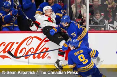 Brady Tkachuk gets taken out by Connor Clifton during loss to Buffalo Sabres, NHL Season 2024